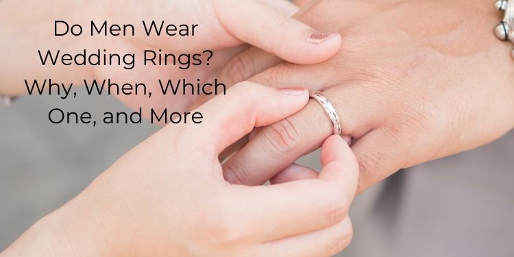 Man wearing wedding ring by Gear Jewellers