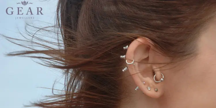 How To Balance Ear Piercings – New Ear Piercing Looks – Gear Jewellers