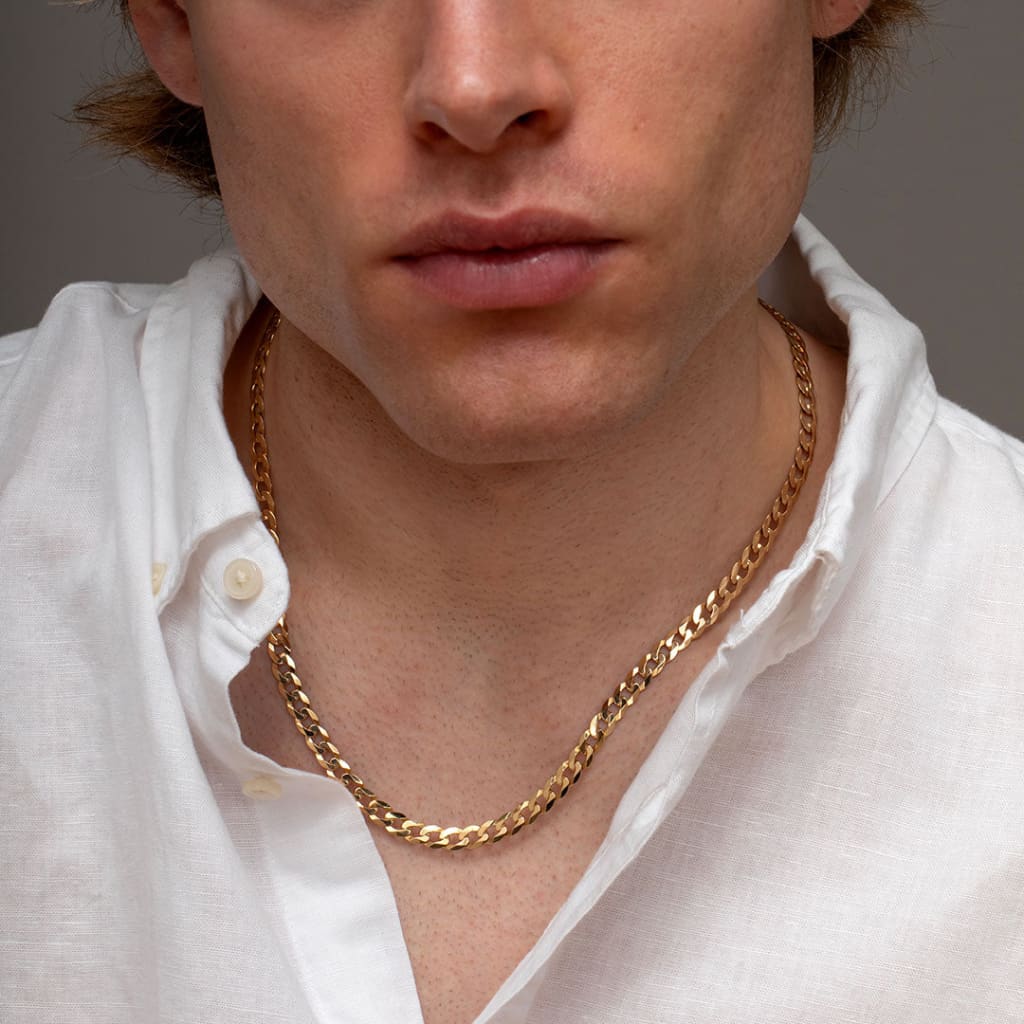 20'' Curb Chain 9ct Gold Gear Jewellers - Main Image