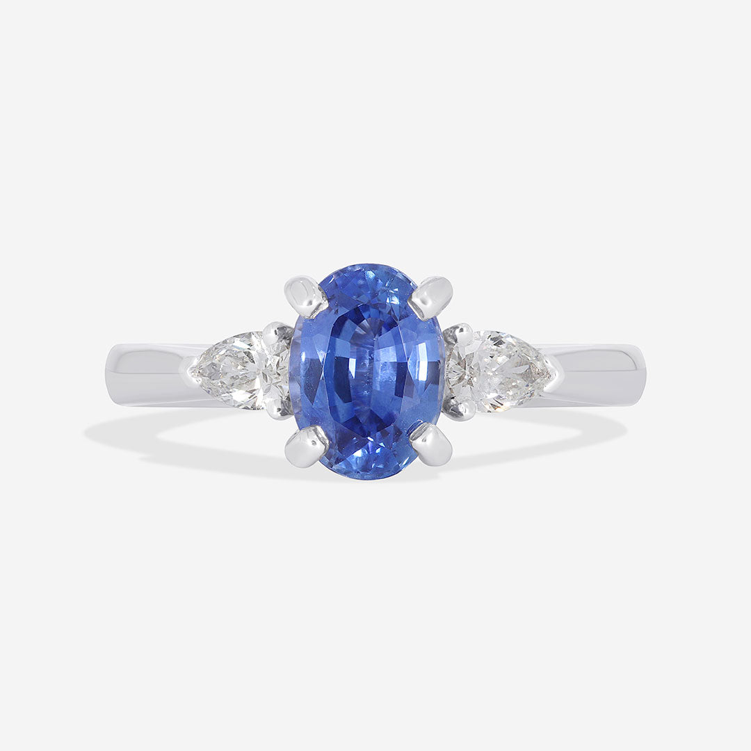 HOWTH | Sapphire Diamond Ring - Rings