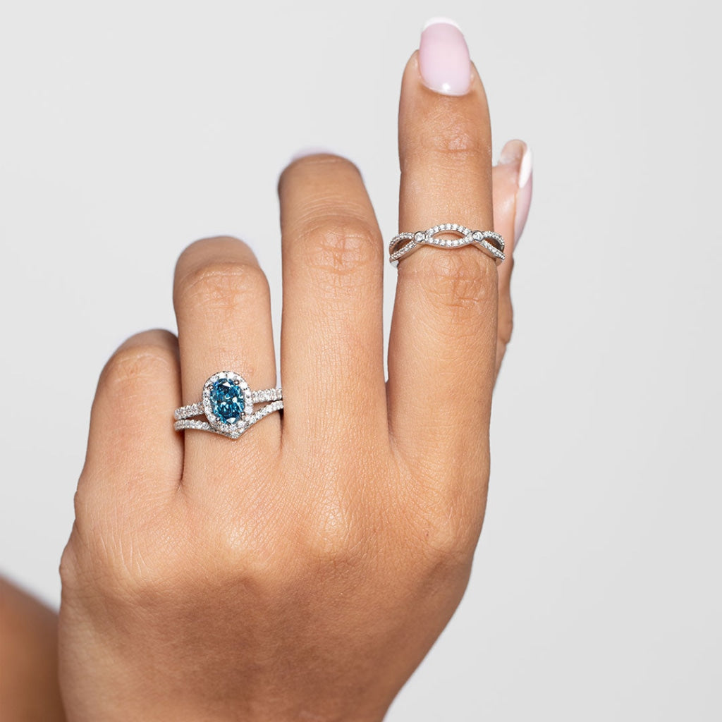 Admiral | Lab Grown Blue Diamond Engagement Ring