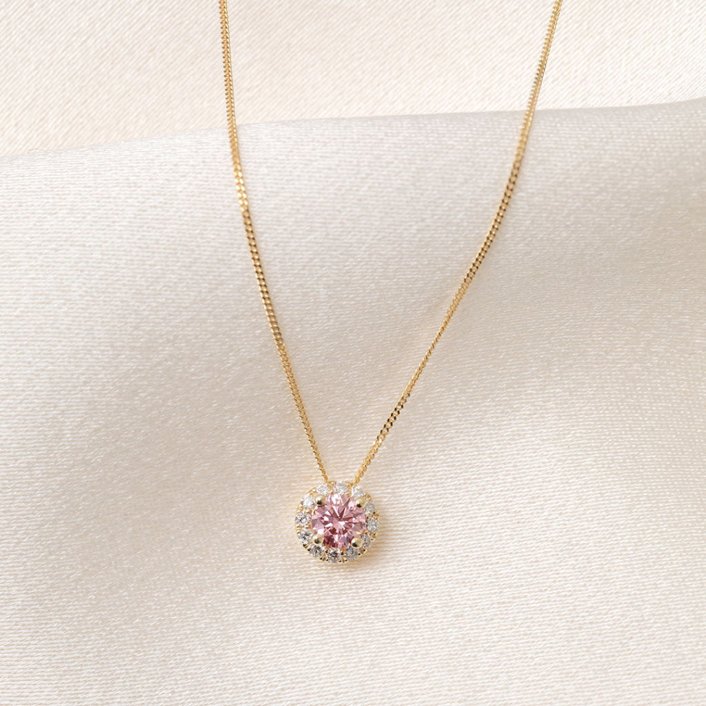 Afric | 9ct Gold Lab Diamond Necklace - Necklace