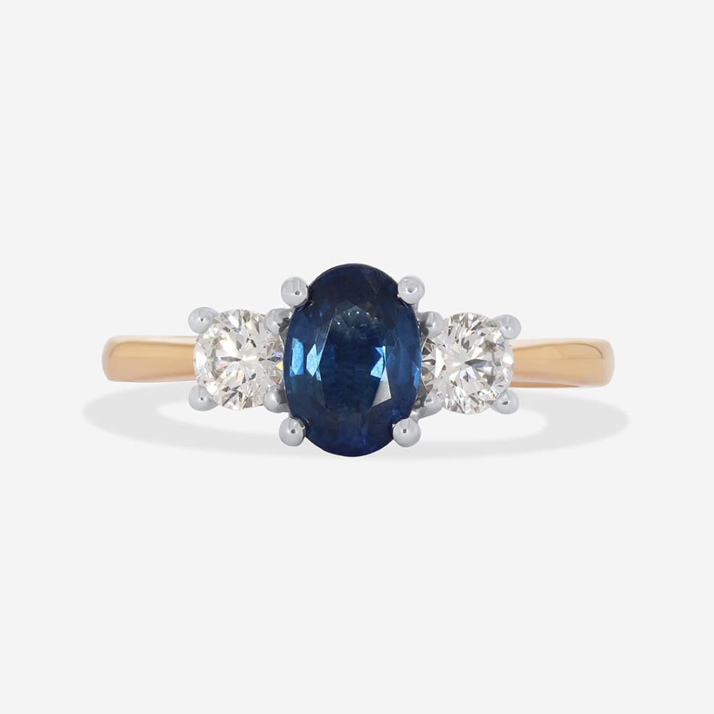 ALULA | Sapphire & Diamond Ring - Rings