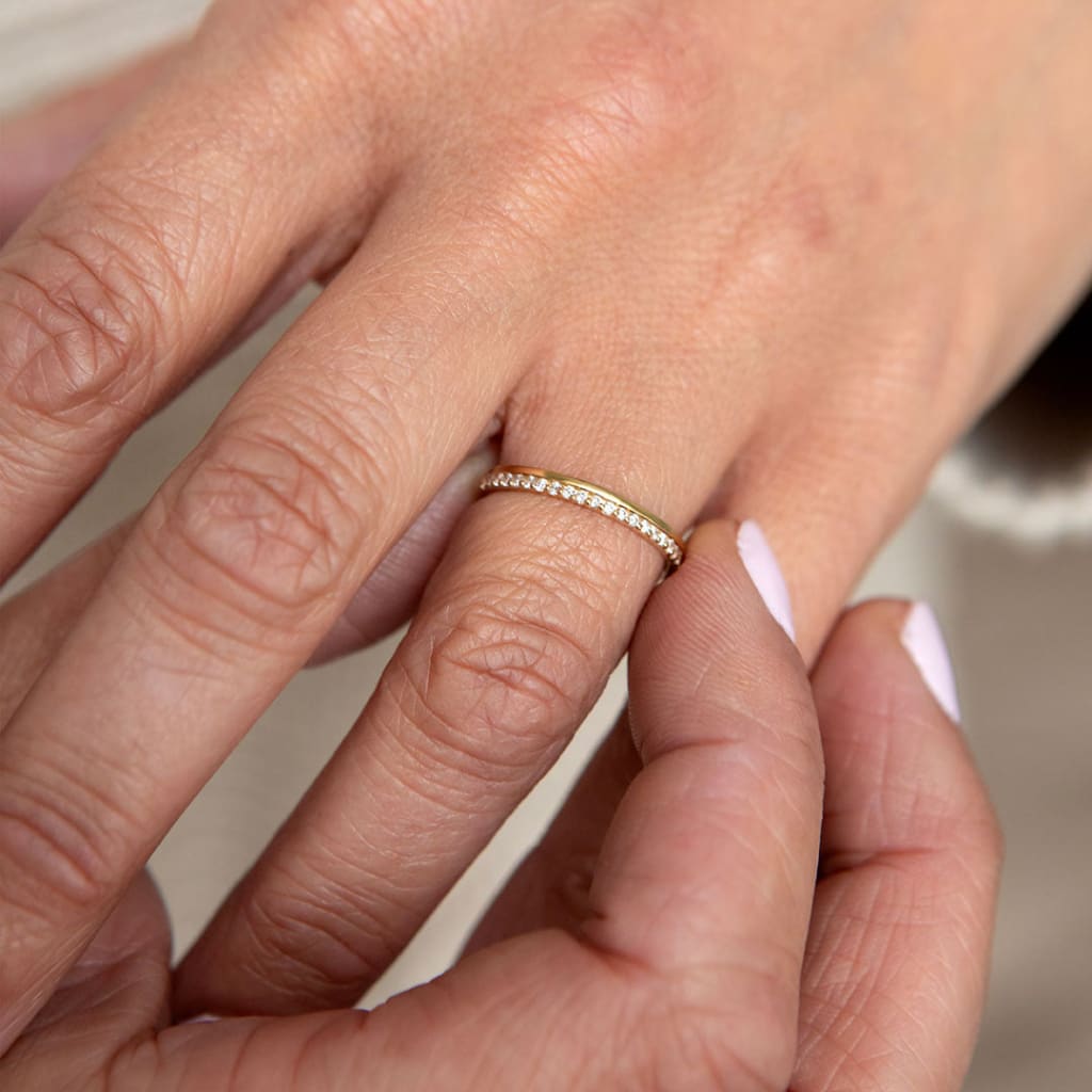 Arcadia - 18ct Gold | Diamond Wedding Ring Rings
