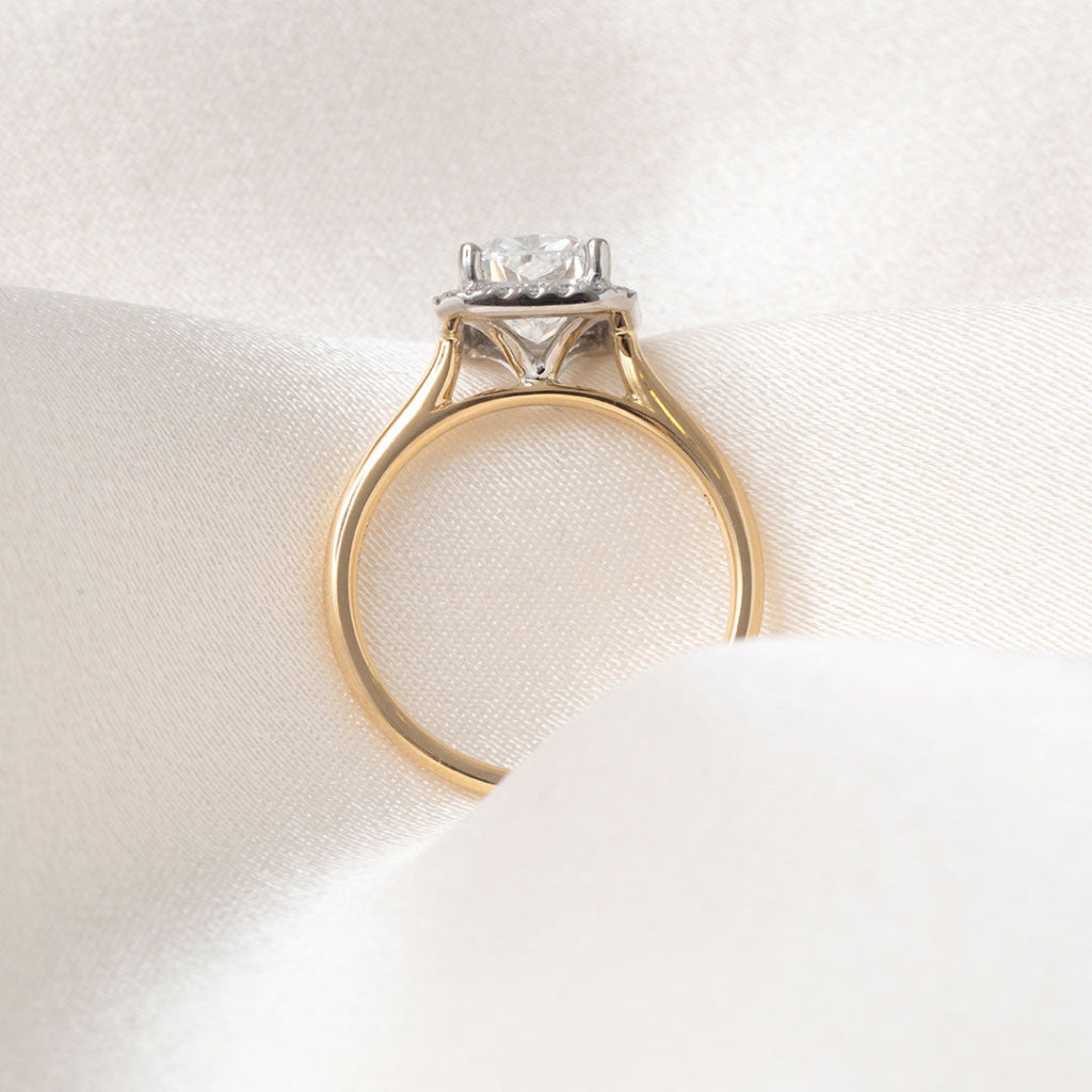 Arlette 2.20ct | Cushion Halo Lab Grown Diamond Engagement