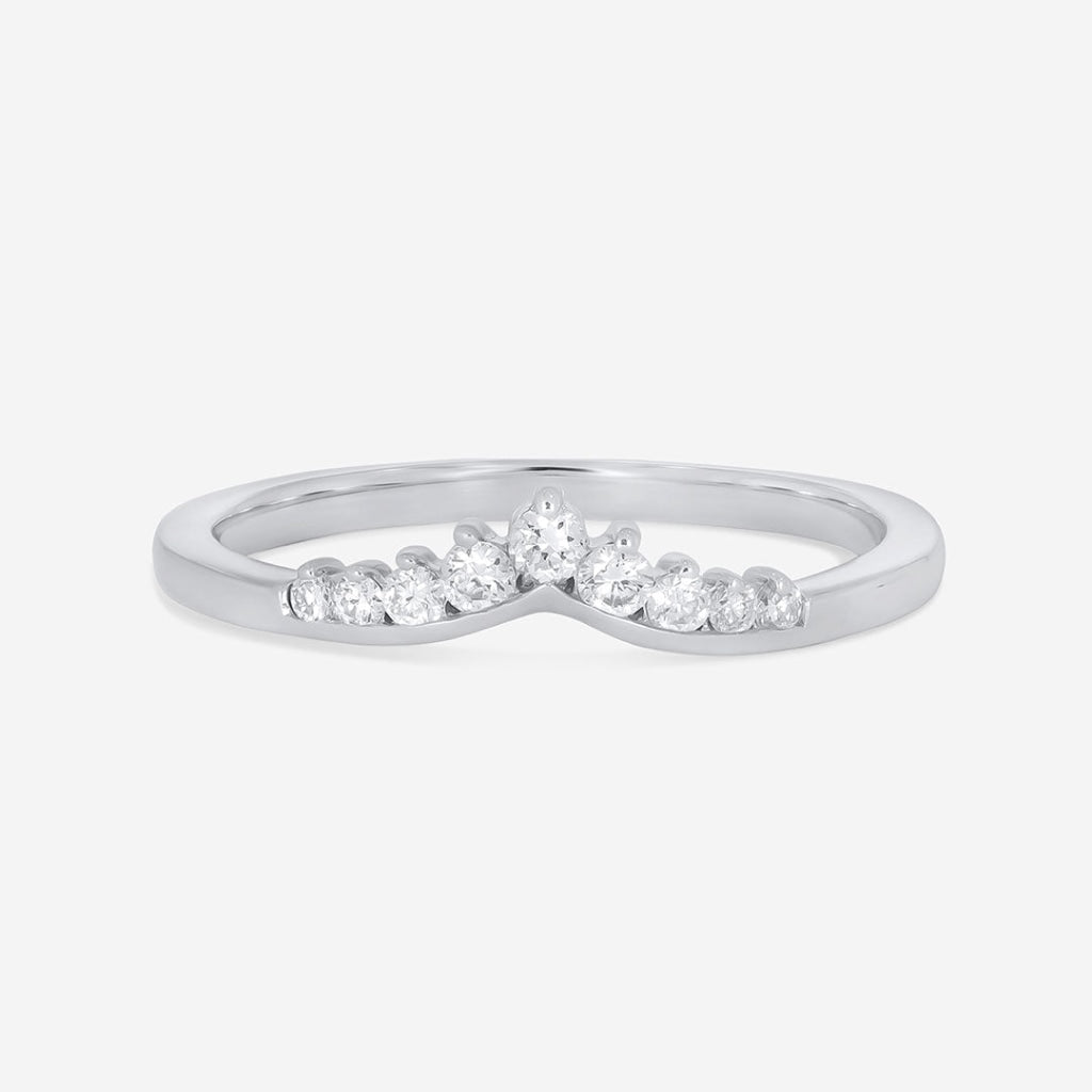 ASTRAL - White Gold 0.15ct | Diamond Wedding Ring - Rings