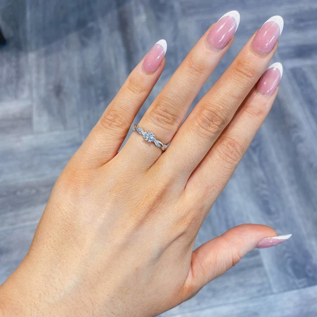 Astro | Diamond Engagement Ring On Womans Hand - Gear Jewellers Dublin