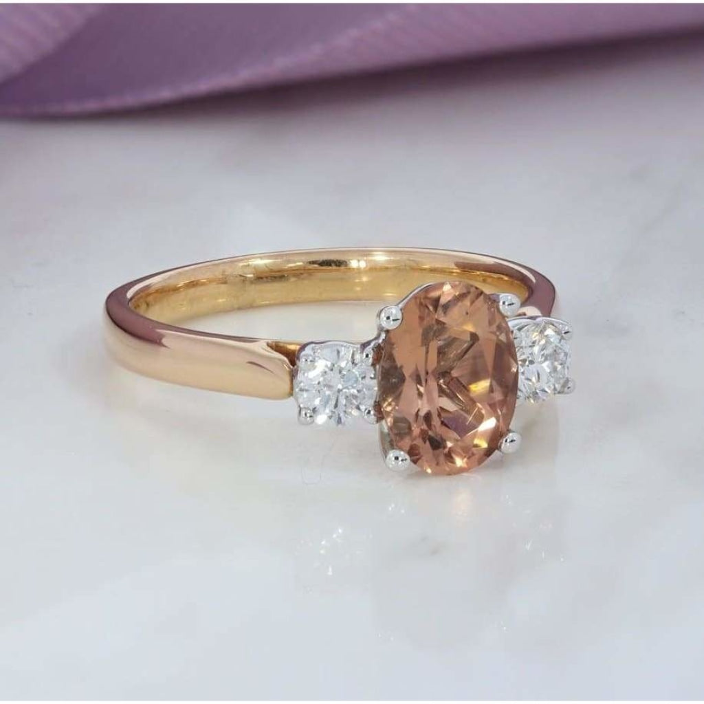 Athens | Tourmaline Diamond Ring - Rings