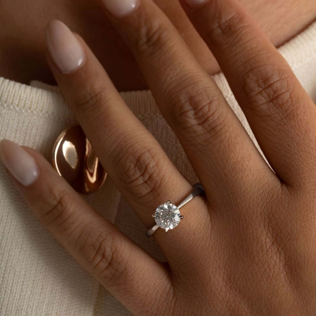 AURIC 1.20ct | Round Solitaire Lab Grown Diamond Engagement