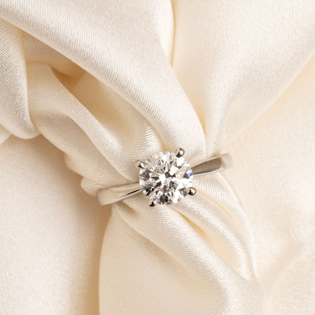 AURIC Platinum 1.70ct | Diamond Engagement Ring Lab Grown