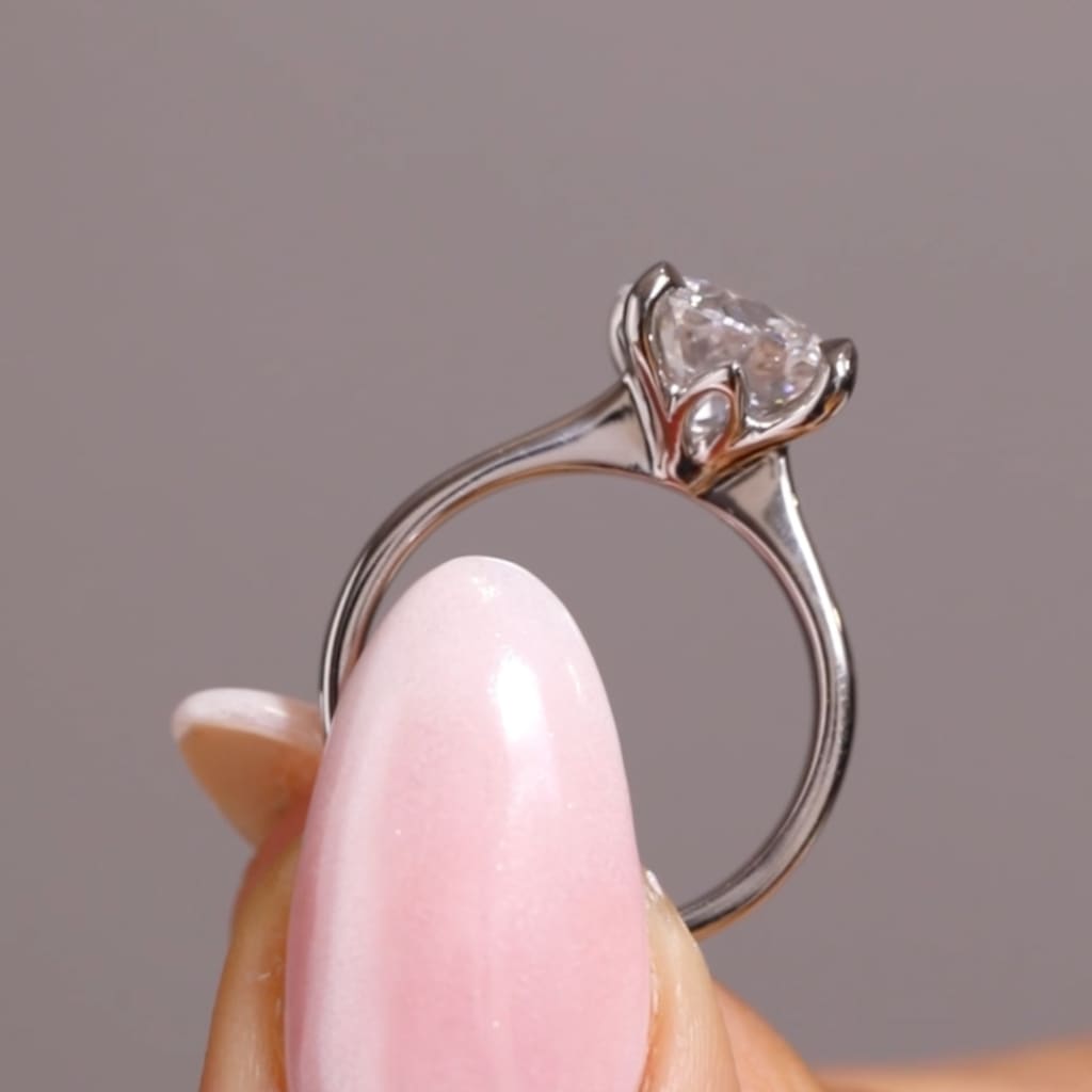 AURIC 2.50ct | Round Solitaire Lab Diamond Set in Platinum