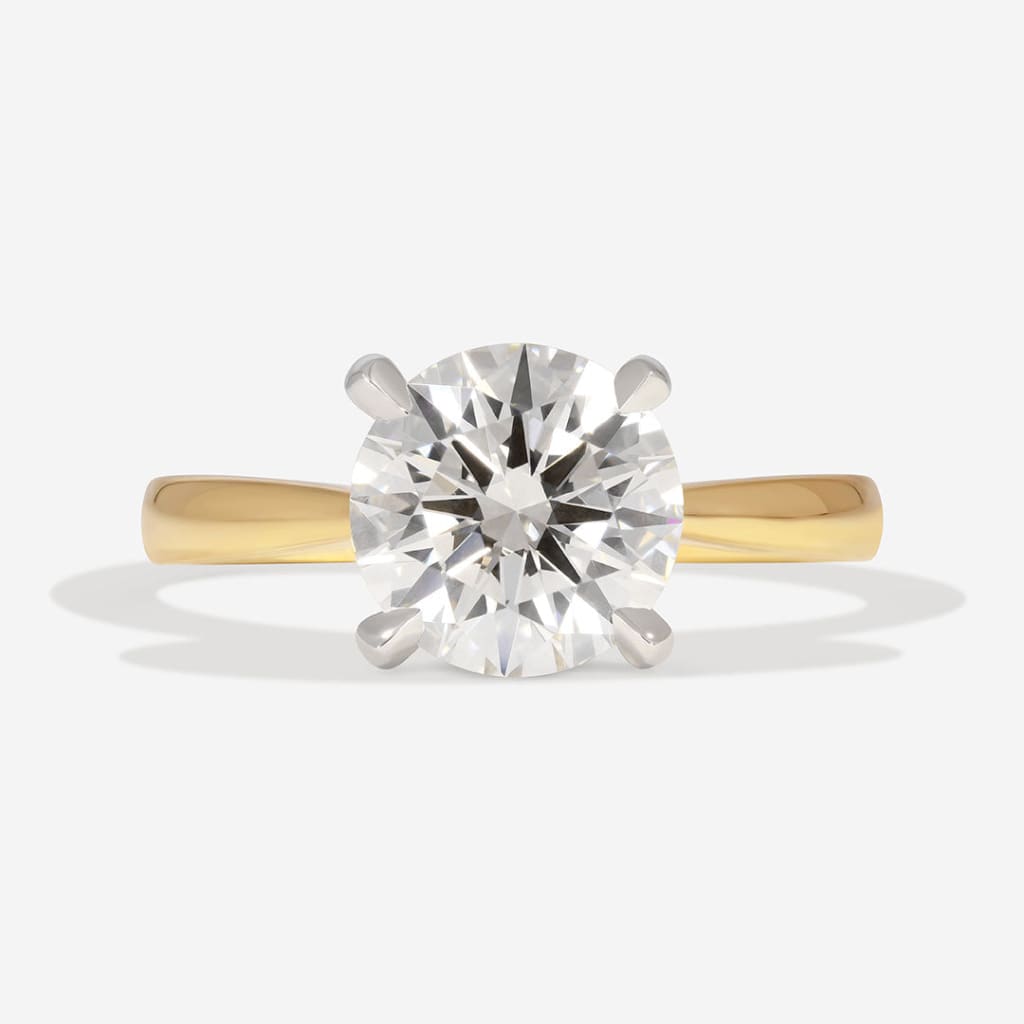 AURIC 2.50ct | Round Solitaire Lab Grown Diamond Engagement