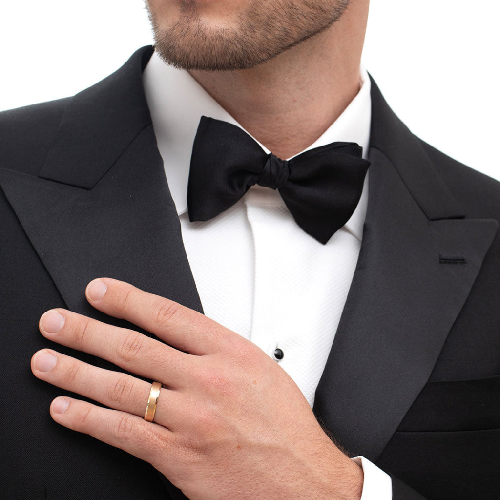 Baker Matte | 9ct Gold 5mm Men’s Wedding Ring - Rings