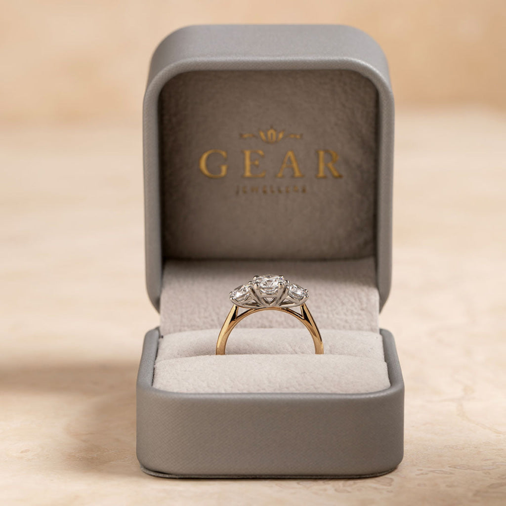 BAYBERRY 2ct | Round 3 Stone Lab Grown Diamond Engagement