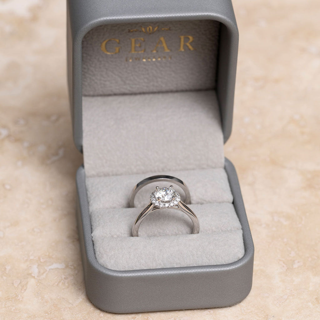 BLANCA 1.20ct | Round Halo Lab Grown Diamond Engagement