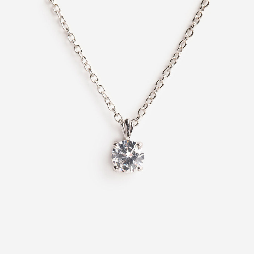 Brilliant Necklace Petite | 9ct White Gold - Necklace