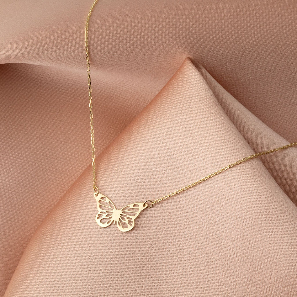 Butterfly Necklet | 9ct Gold
