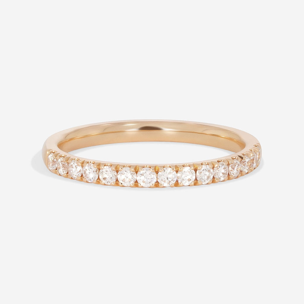 Castille - 18ct Rose Gold | Diamond Wedding Ring - Rings