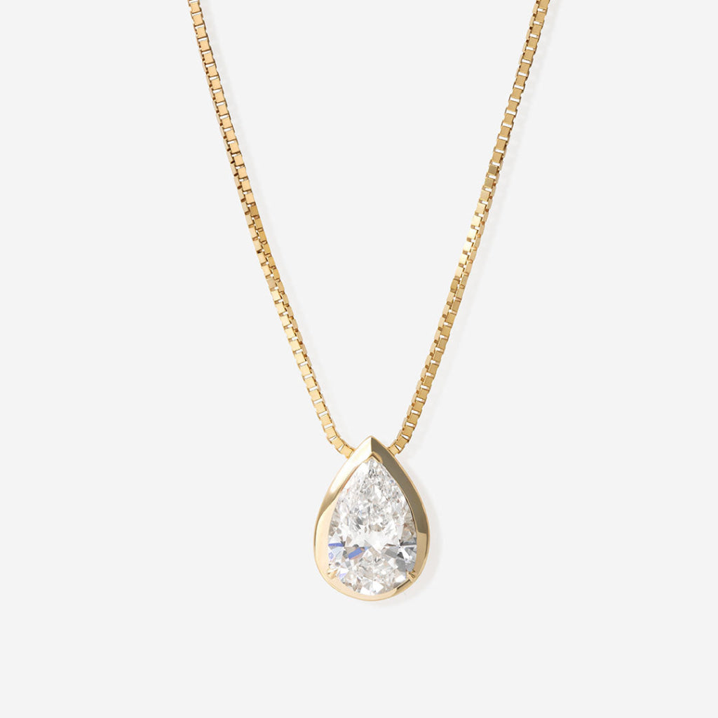 Celia - Lab Grown Diamond Necklace 0.70ct | 9ct Gold