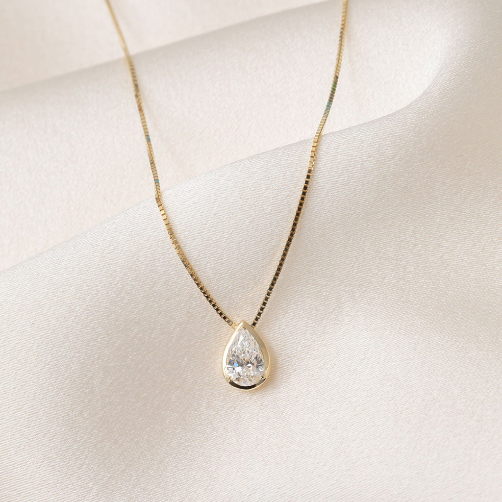 Celia - Lab Grown Diamond Necklace 0.70ct | 9ct Gold
