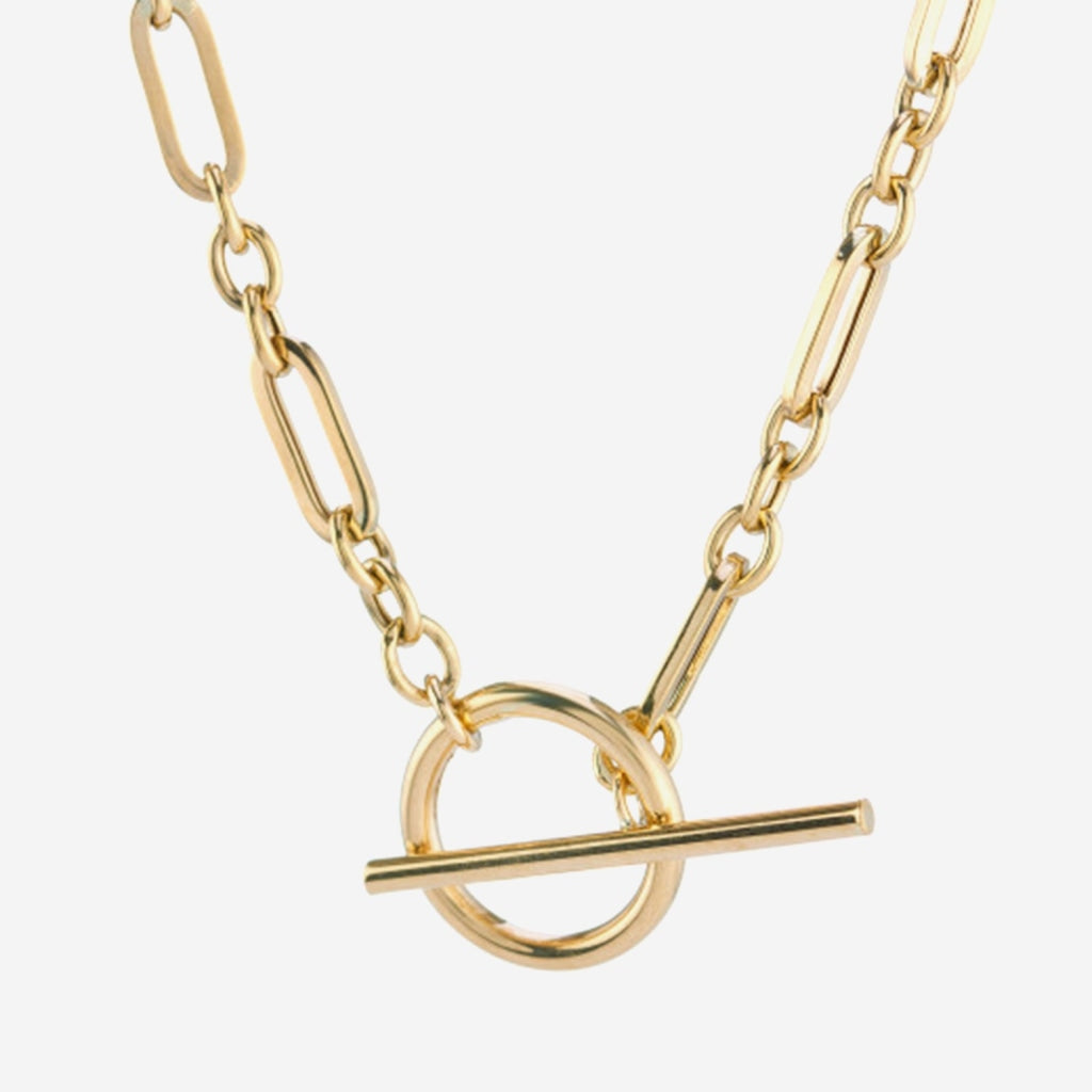 Classic Albert T-Bar Necklace | 9ct Gold - Necklace