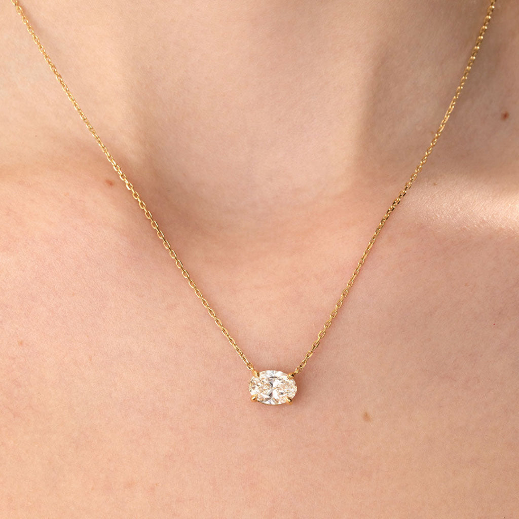 Countess - Lab Grown Diamond Necklace 1.50ct | 18ct Gold