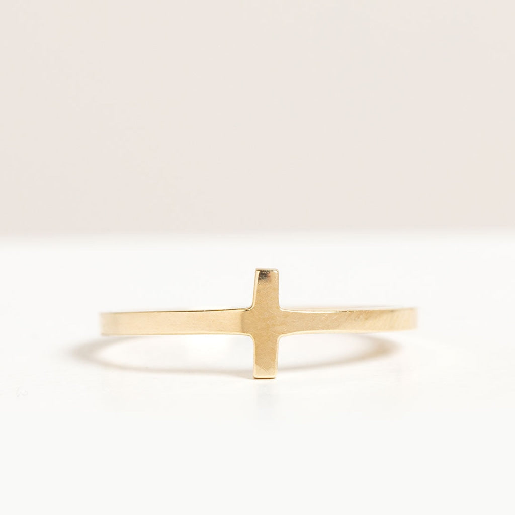 Cross Ring | 9ct Gold