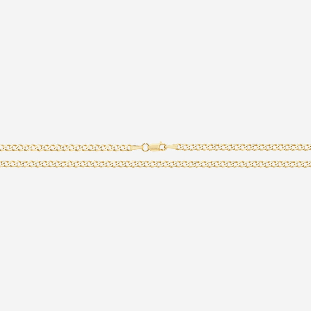 Curb Chain | 9ct Gold - Necklace
