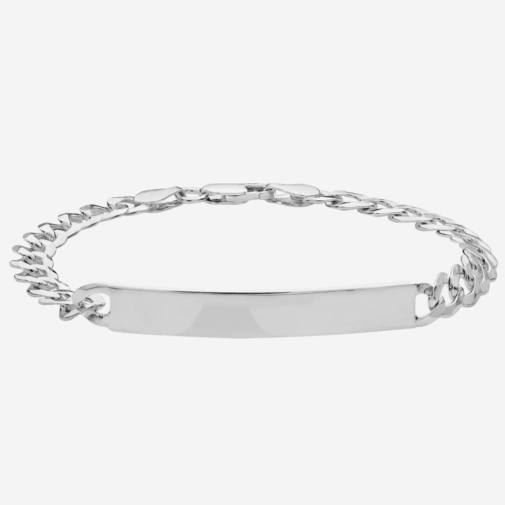 Curb ID Bracelet | Sterling Silver - Bracelet