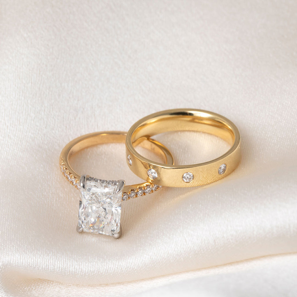 DAVIS 3.30ct | Radiant Solitaire Lab Grown Diamond