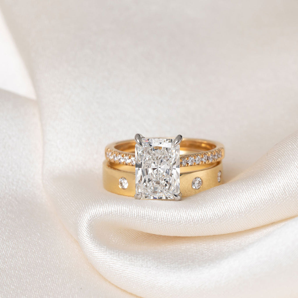 DAVIS 3.30ct | Radiant Solitaire Lab Grown Diamond