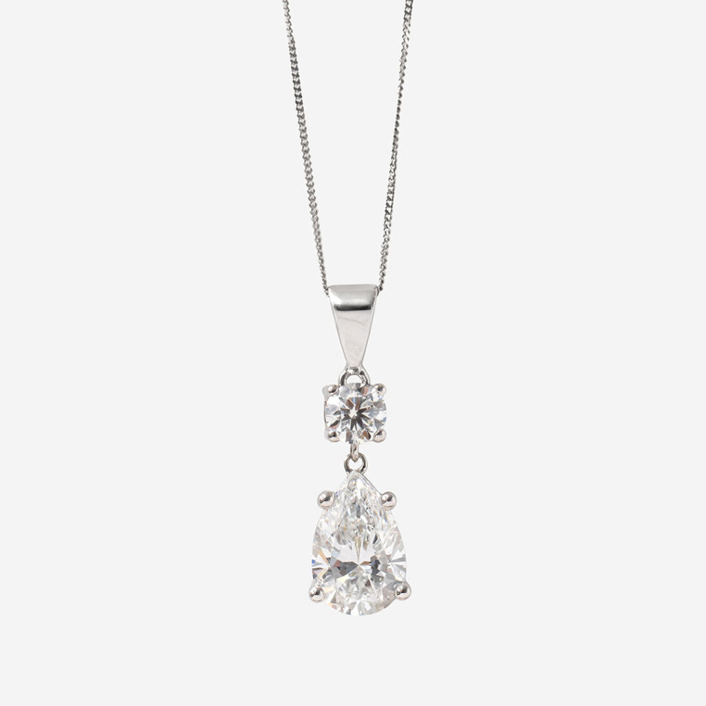 DESTINY - 2.40ct | Lab Grown Diamond Necklace in 9ct White