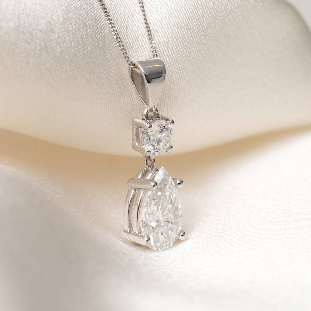 DESTINY - 2.40ct | Lab Grown Diamond Necklace in 9ct White
