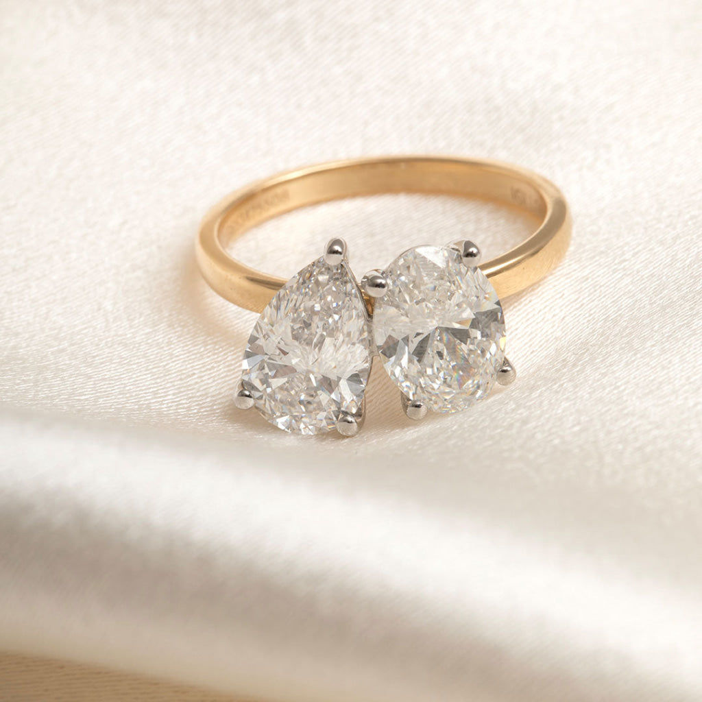 Deuce | Toi Et Moi Set in 18ct Gold 3.00ct - Rings