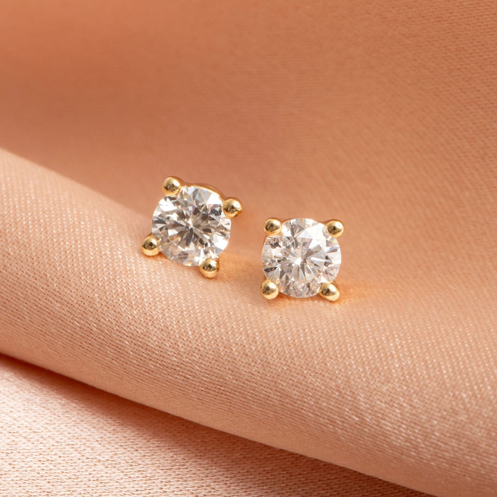 Diamond Earrings.50ct | 9ct Gold