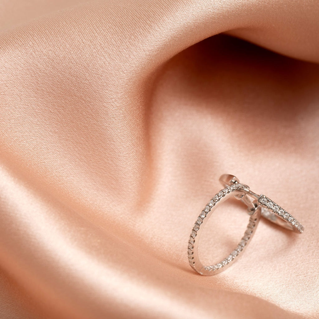 Diamond Hoop Earrings 0.40ct image