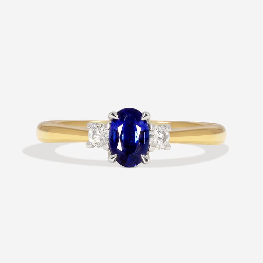ELLA | Sapphire Diamond Ring - Rings