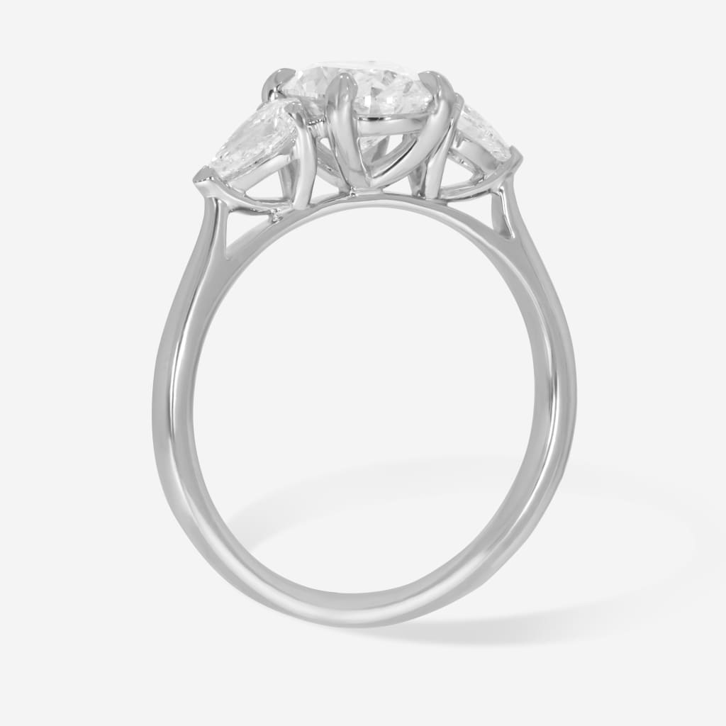 ELYSIAN 2.00ct | Oval 3-Stone Lab Diamond Set in Platinum