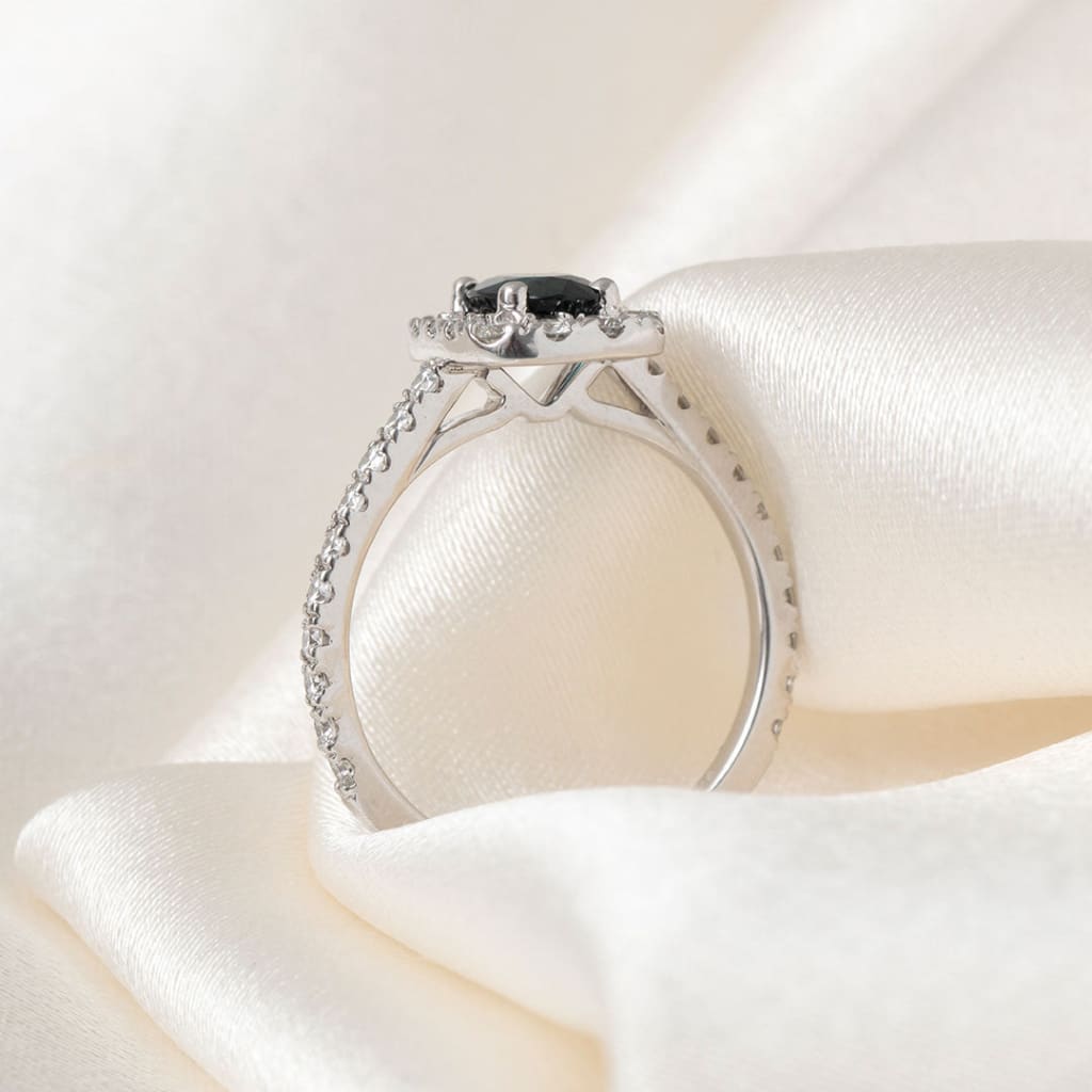 ENAMOUR | Sapphire Diamond Ring - Rings