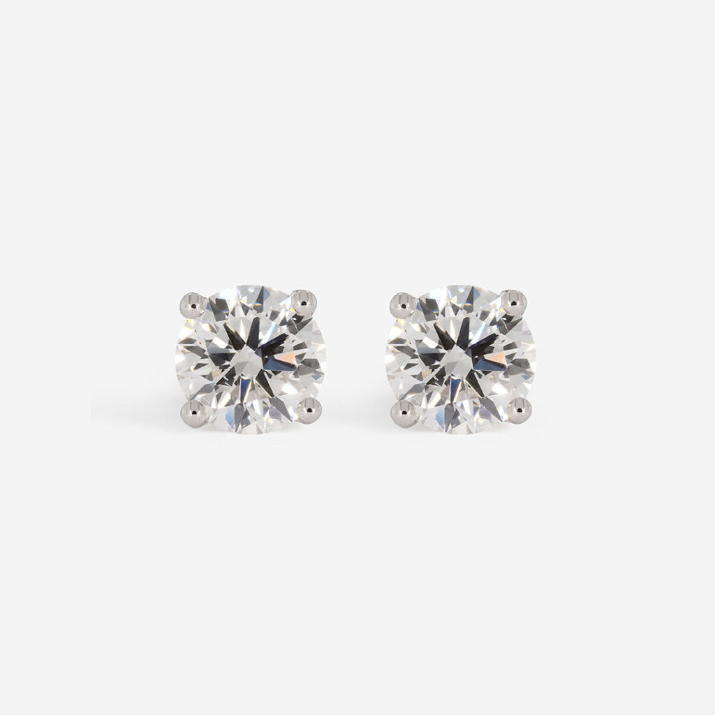 Eve - Diamond Studs 18ct White Gold - 0.50ct | Lab Grown