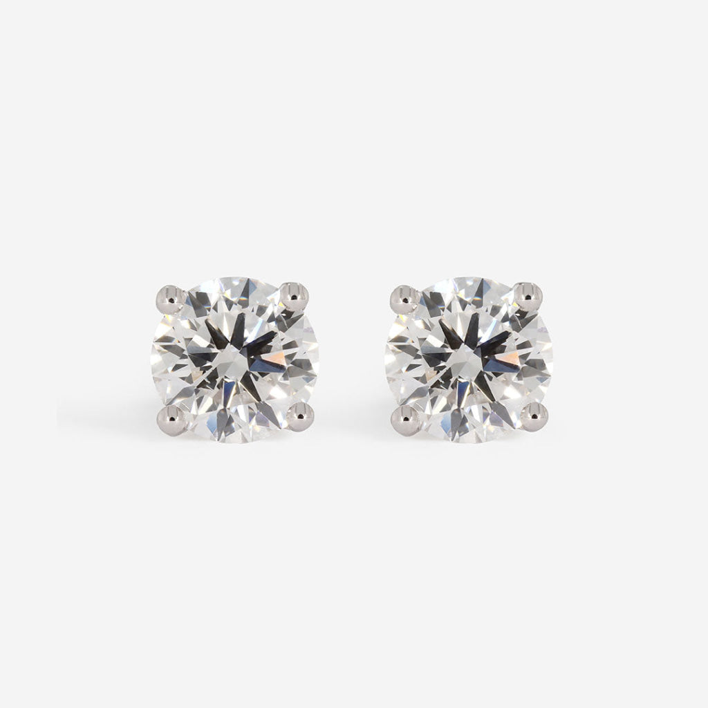 Eve - Diamond Studs 18ct White Gold - 0.75 ct | Lab Grown