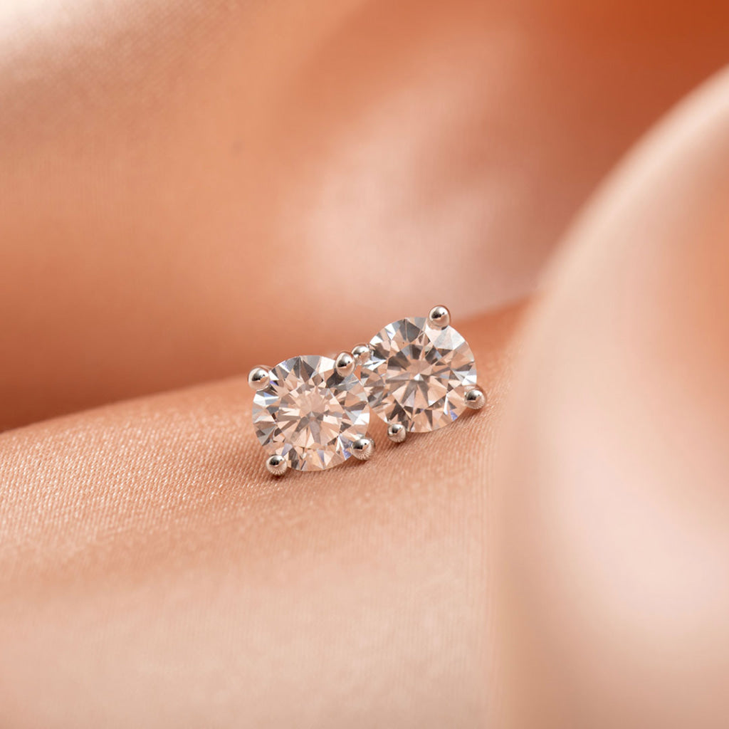Eve - Diamond Studs 18ct White Gold 0.75 ct | Lab Grown