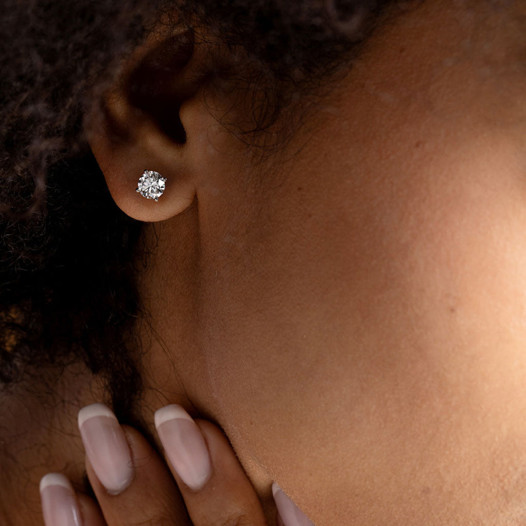 Eve - Diamond Studs 18ct White Gold - 1.5ct | Lab Grown