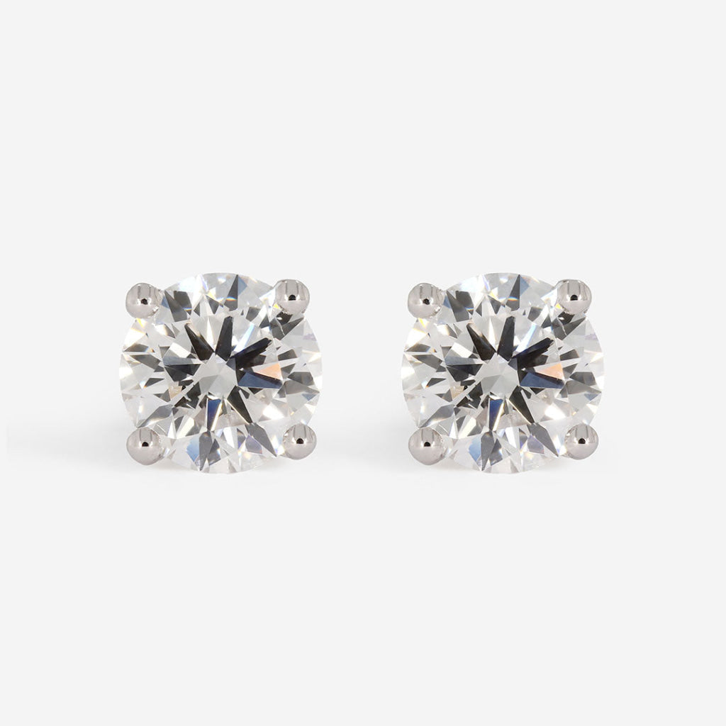 Eve - Diamond Studs 18ct White Gold - 1.5ct | Lab Grown