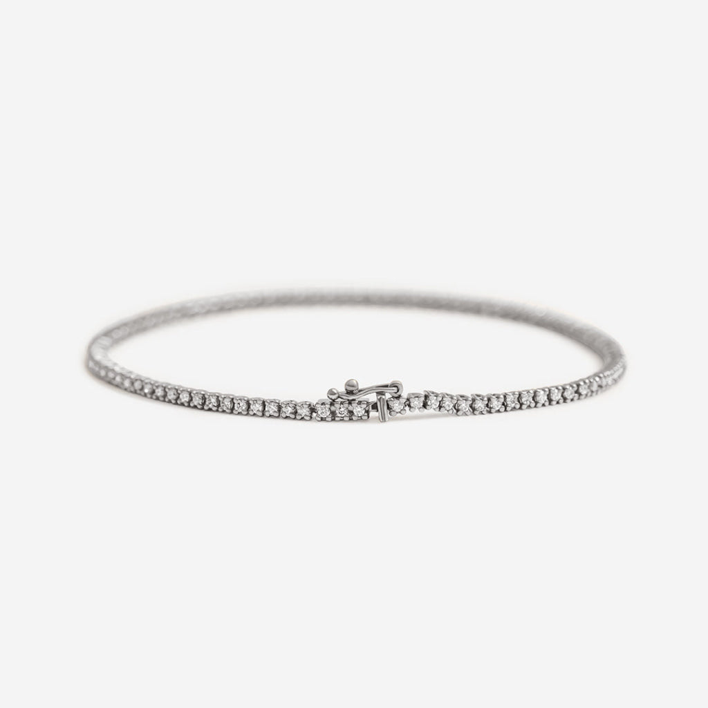 FAITH - 1ct | Lab Grown Diamond Tennis Bracelet in 9ct Gold