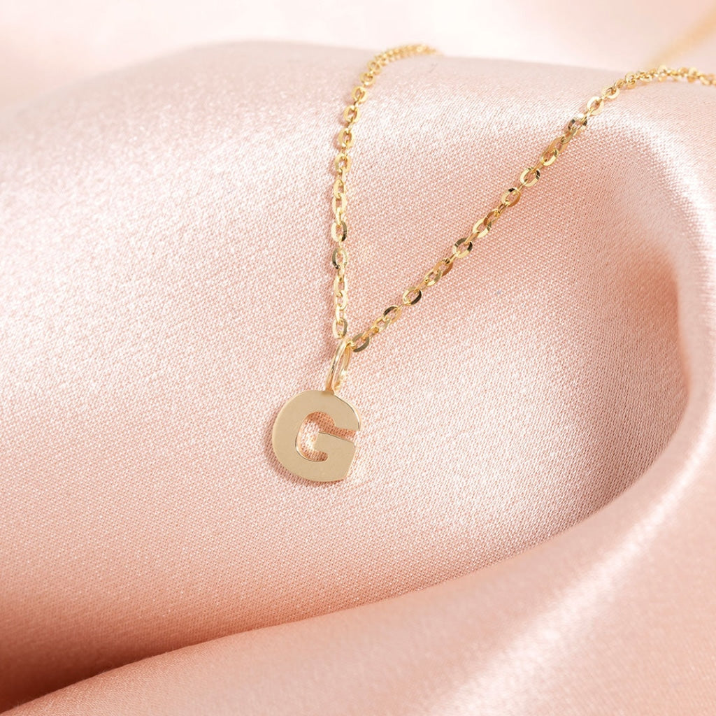 G - Pendant | 9ct Gold - Necklace