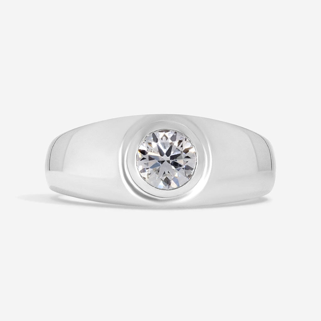 Men's Lab Grown  Diamond Engagement Ring