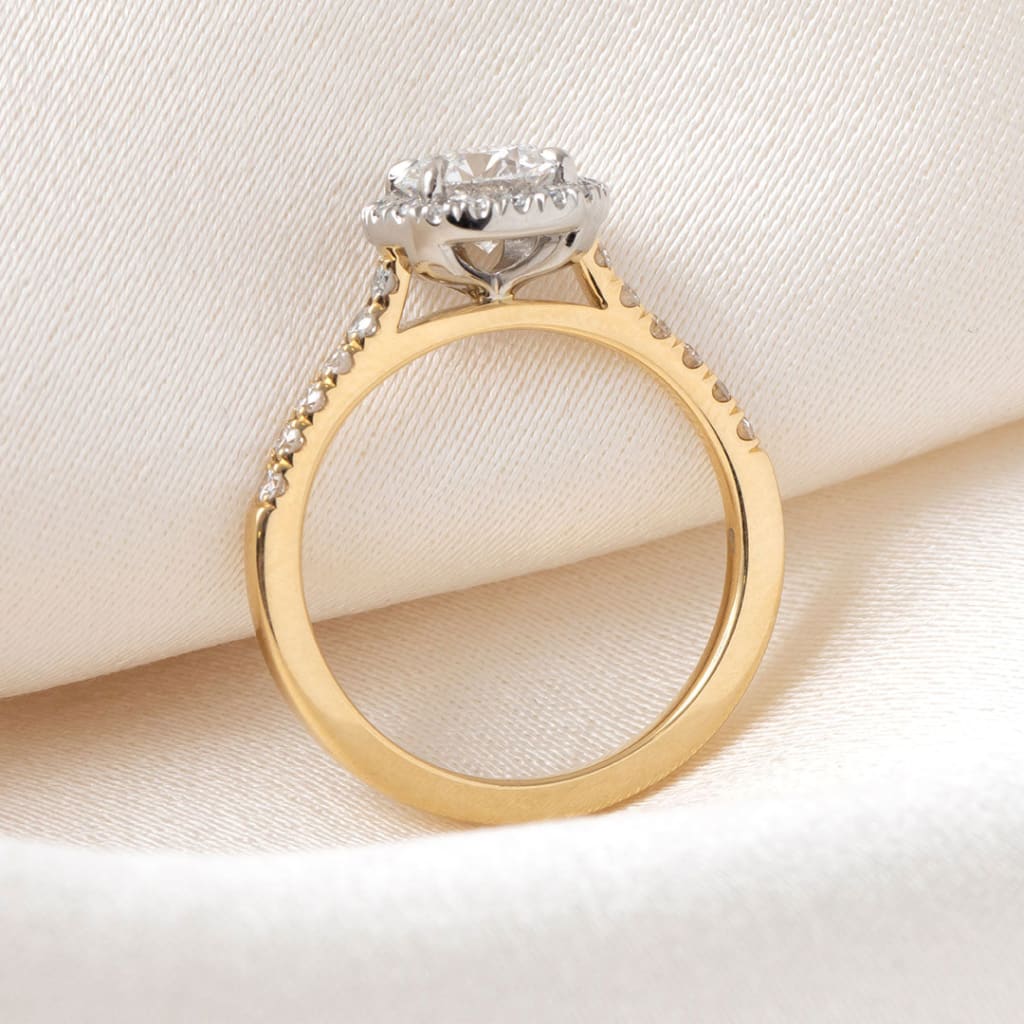 GEORGIA 1.35ct | Round Halo Lab Grown Diamond Engagement