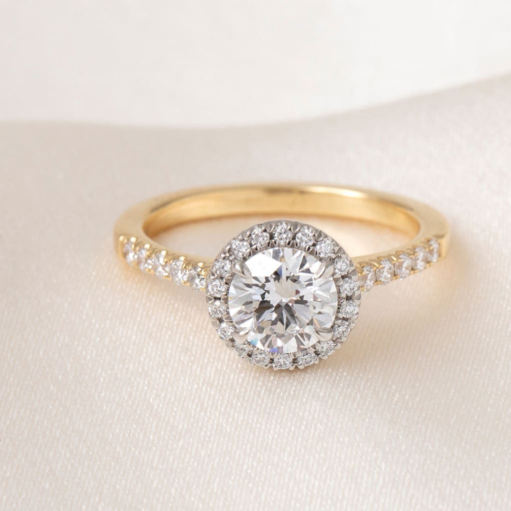 GEORGIA 1.35ct | Round Halo Lab Grown Diamond Engagement