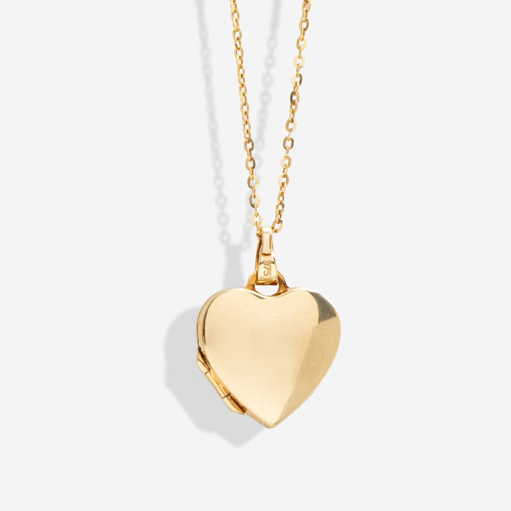 Heart Locket Necklace | 9ct Gold